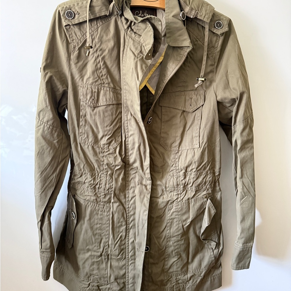 Cole Haan Olive Green Utility Jacket